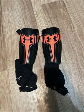 Under Armour Soccer Shin Guards with Ankle Sleeves
